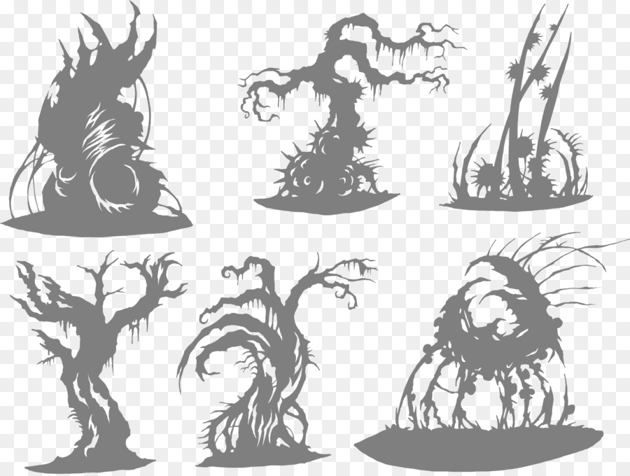 900x680 Tree Drawing Art Clip Art - Swamp Sketch