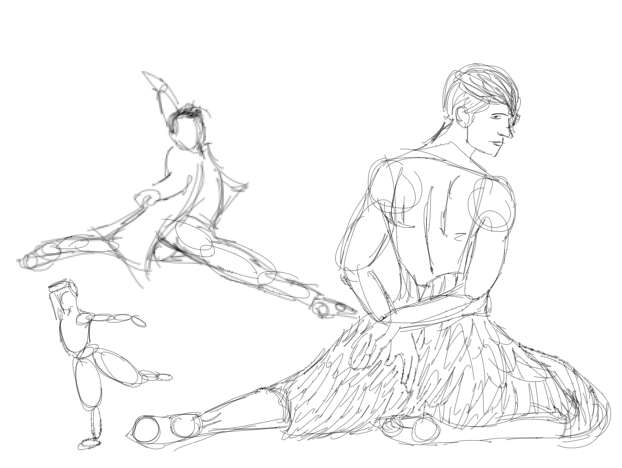622x468 Swan Lake Sketch Dump By Changingmeeble - Swan Lake Sketch