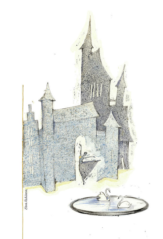 545x799 The Steadfast Tin Soldier - Swan Lake Sketch