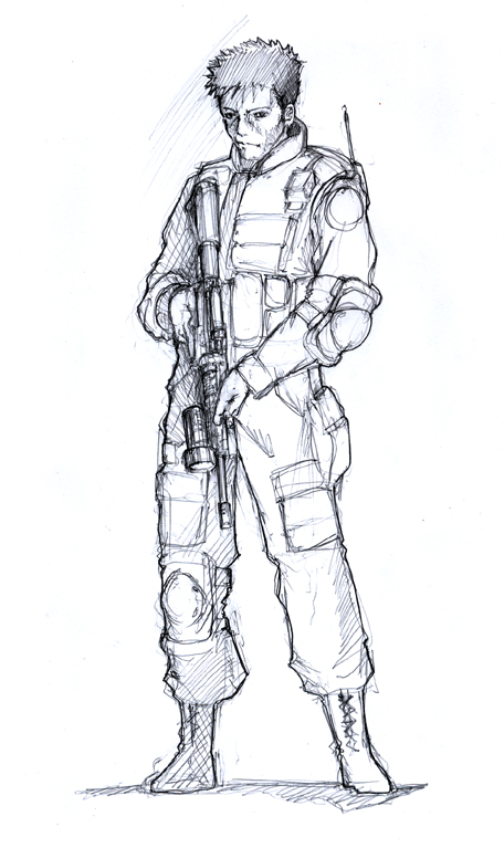 456x767 S.w.a.t (Updated Wif Old Works) - Swat Sketch
