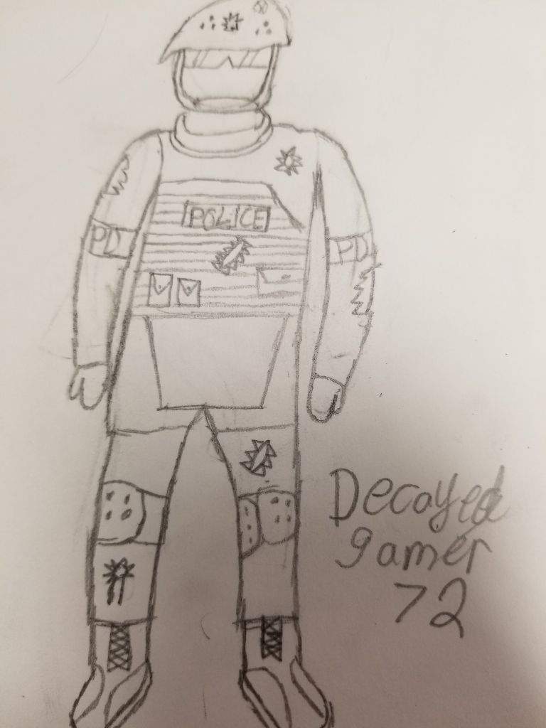 768x1024 Sapd Swat Armor After War Fallout Amino - Swat Sketch