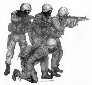 315x289 Swat Entry 4 Print By Larry Smith - Swat Sketch