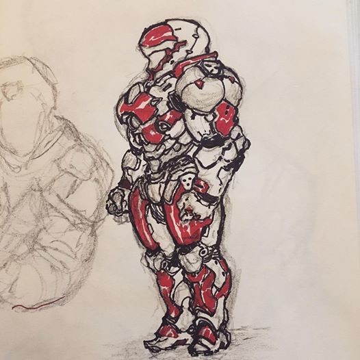 526x526 Artstation - Swat Sketch