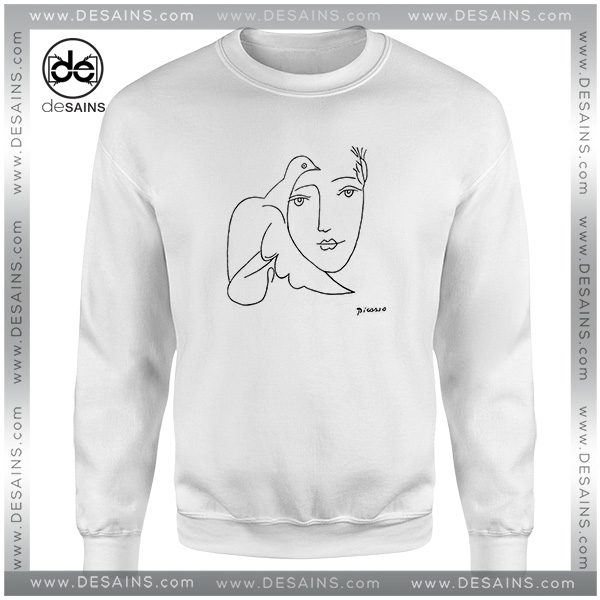 600x600 Buy Cheap Sweatshirt Picasso Woman With Dove Sketch Size S 3xl - Sweatshirt Sketch