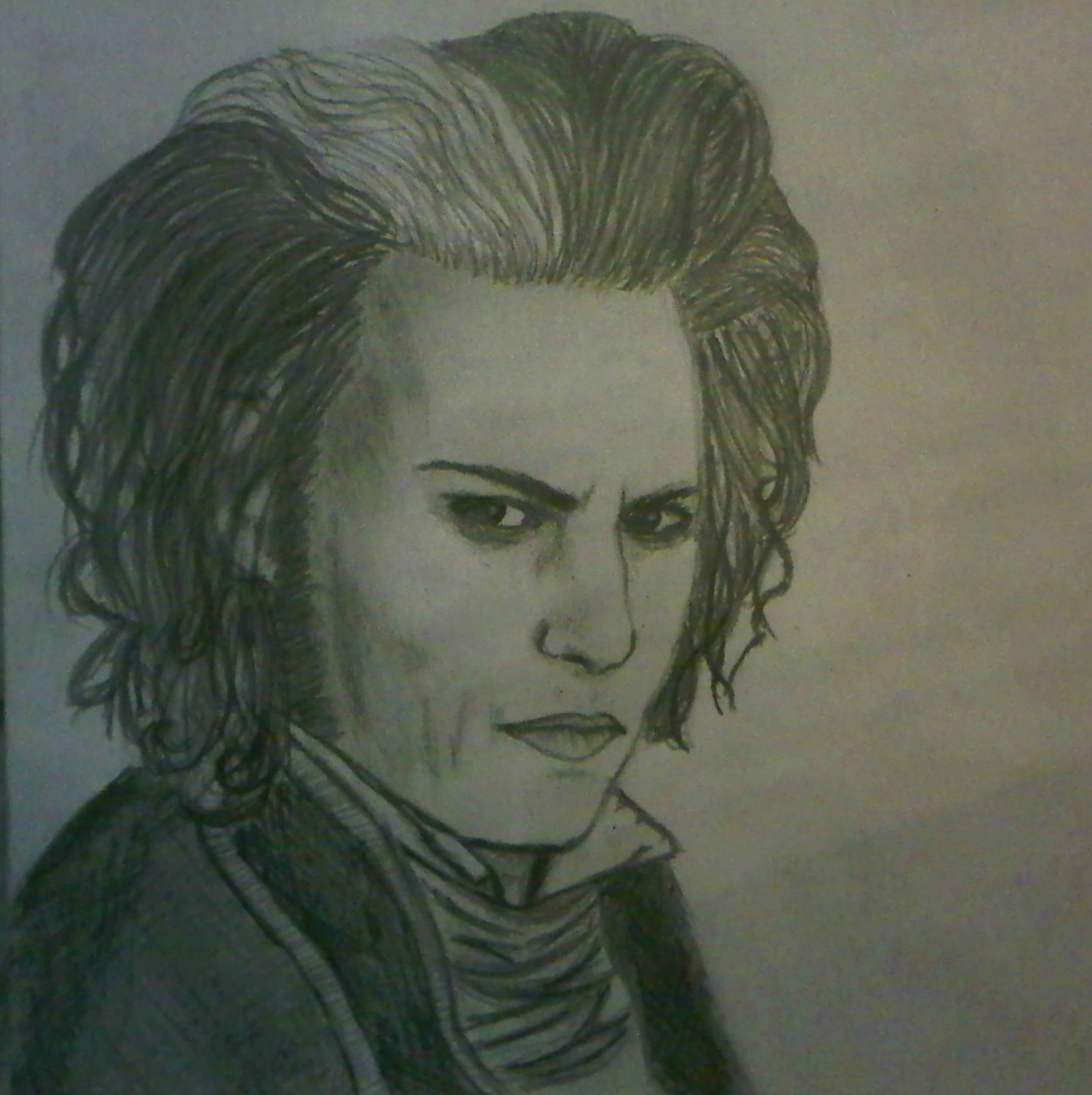 1529x1533 Johnny Depp Images Sweeney Todd Sketch Hd Wallpaper And Background - Sweeney Todd Sketch