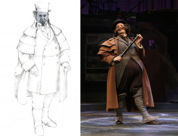600x461 Sweeney Style, From Concept To Stage Playmakers Repertory Company - Sweeney Todd Sketch