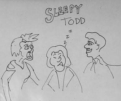 391x325 Three Panel Musicals Sweeney Todd Sketch - Sweeney Todd Sketch