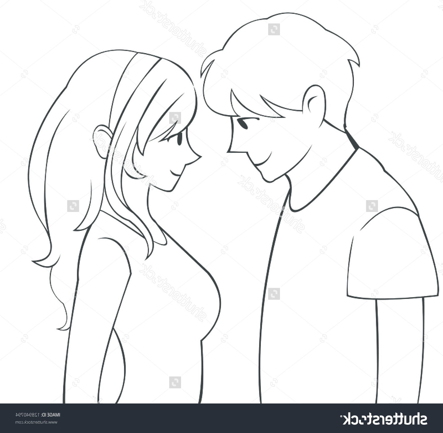 15+ Best New Easy Simple Sweet Couple Easy Simple Couple Drawing