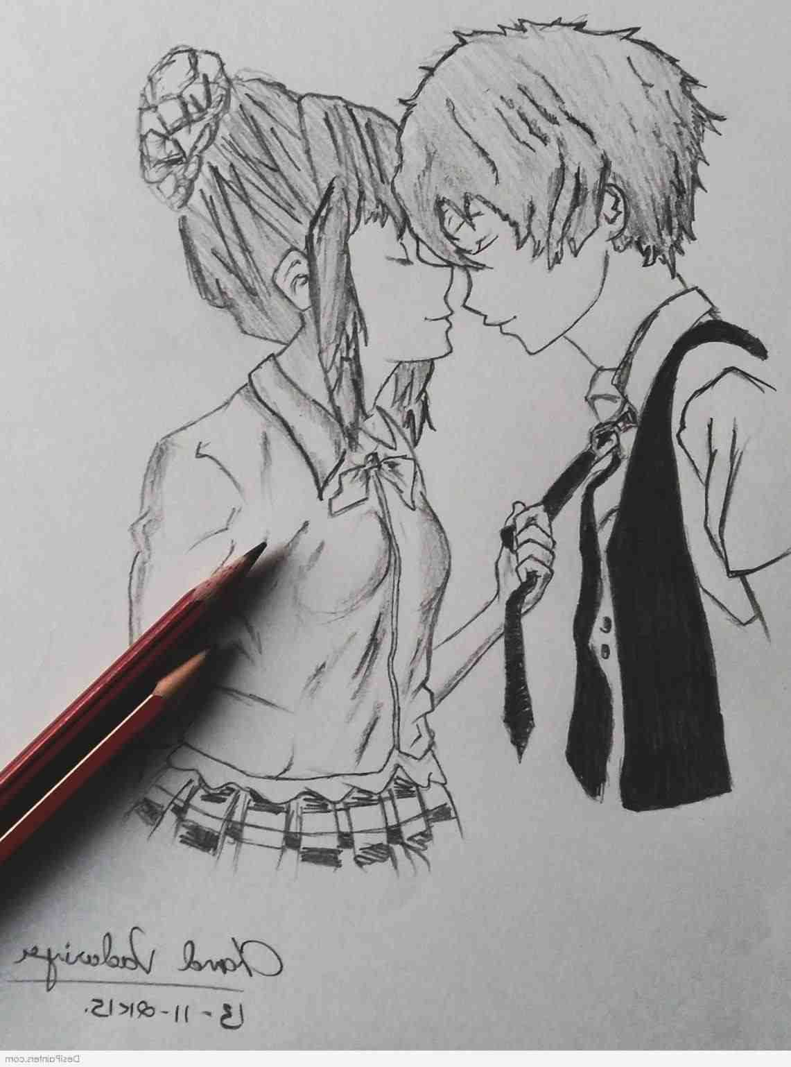 1141x1538 Romantic Pencil Sketches Images Romantic Pencil Sketches Pencil - Sweet Couple Sketch