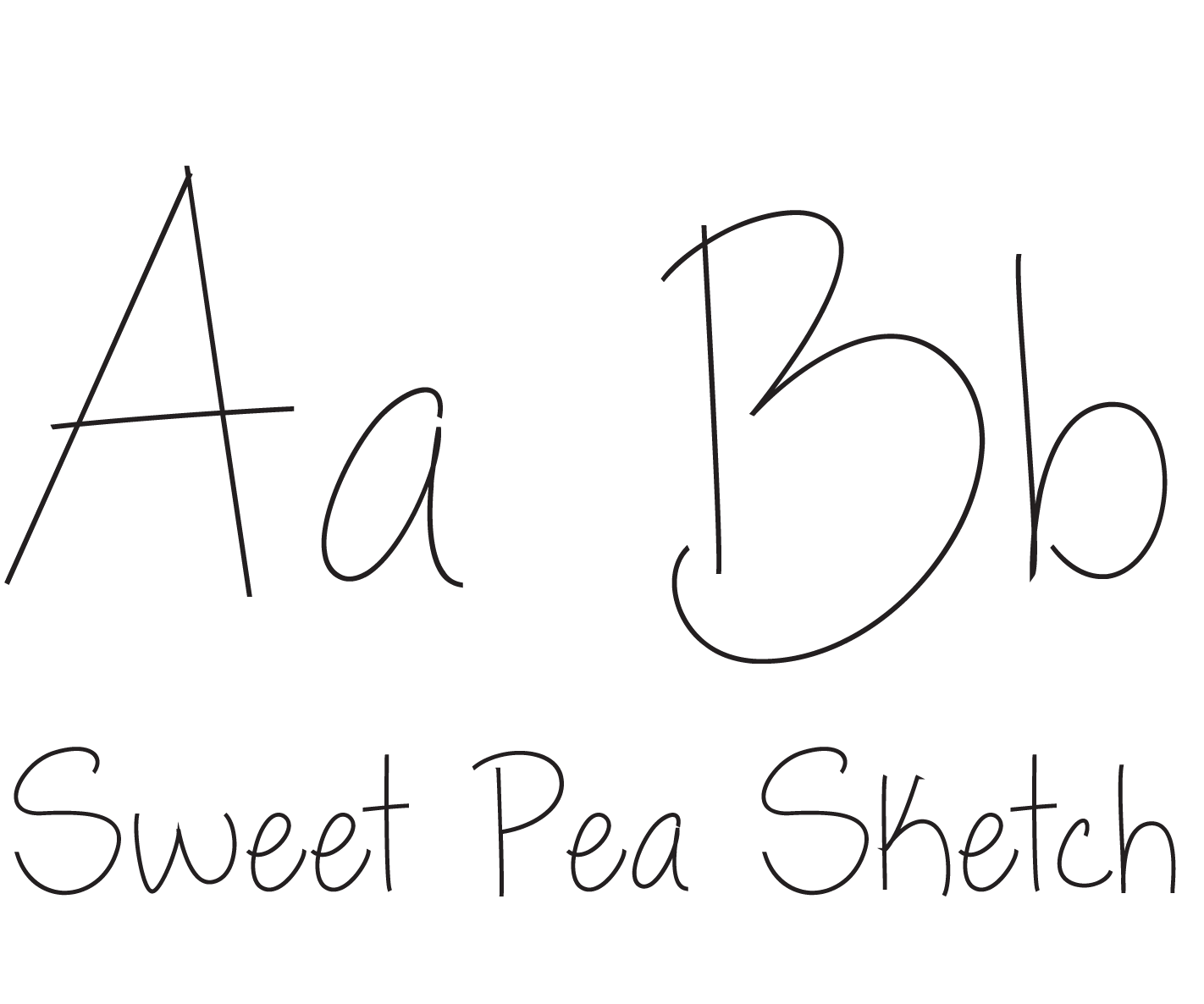 1422x1186 Sweet Pea - Sweet Pea Sketch