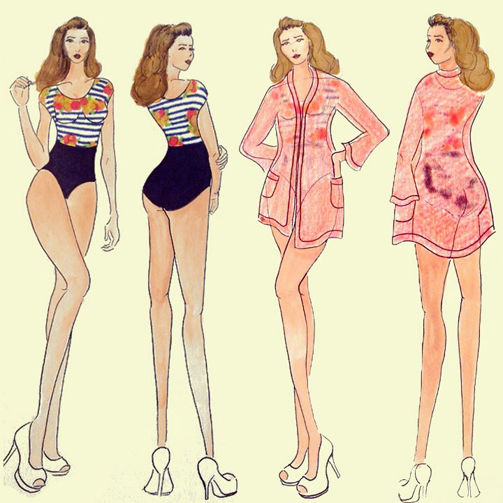 720x720 Jessie Dwyer - Swimwear Sketches