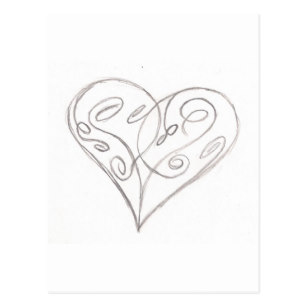 307x307 Swirl Sketch Postcards Zazzle - Swirl Sketch