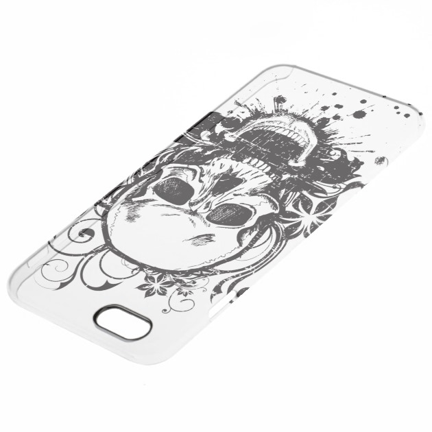 630x630 Vintage Black And White Sketch Skull Swirl Flowers Uncommon - Swirl Sketch