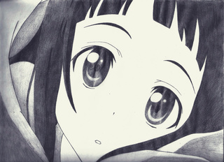 320x232 Yui Chan From Sword Art Online - Sword Art Online Sketch