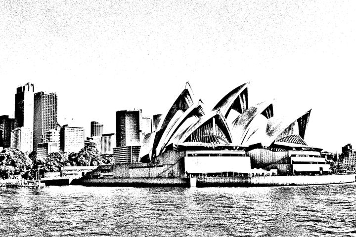 720x480 Sydney Opera House Sketch - Sydney Sketch