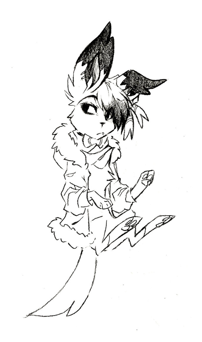 687x1161 Sylvester Sketch By S M Batty - Sylvester Sketch