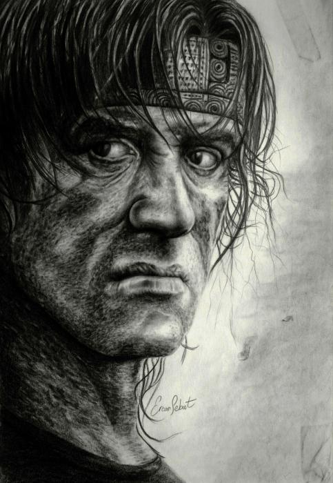 Sylvester Stallone Sketch at PaintingValley.com | Explore collection of ...