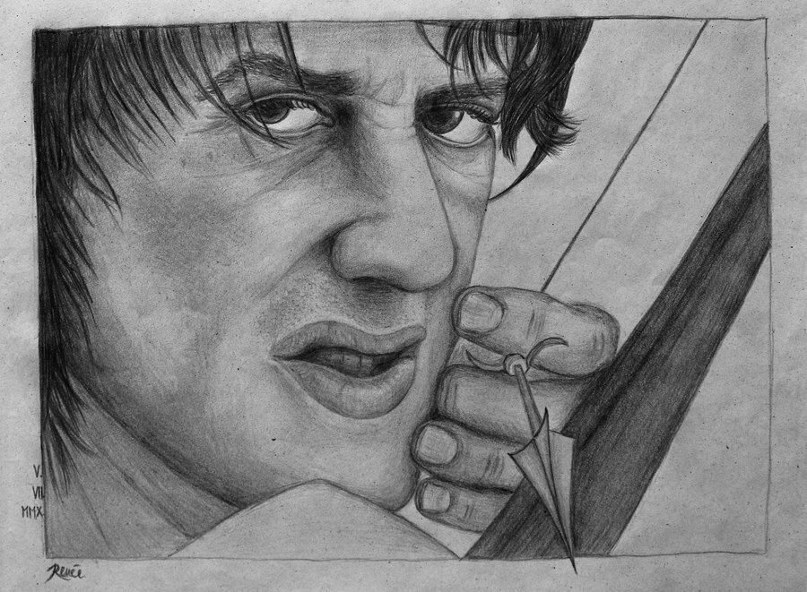 900x661 Sylvester Stallone - Sylvester Stallone Sketch