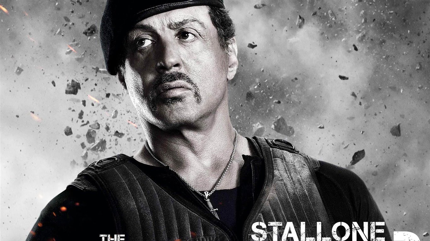 1366x768 Drawing Sylvester Stallone - Sylvester Stallone Sketch