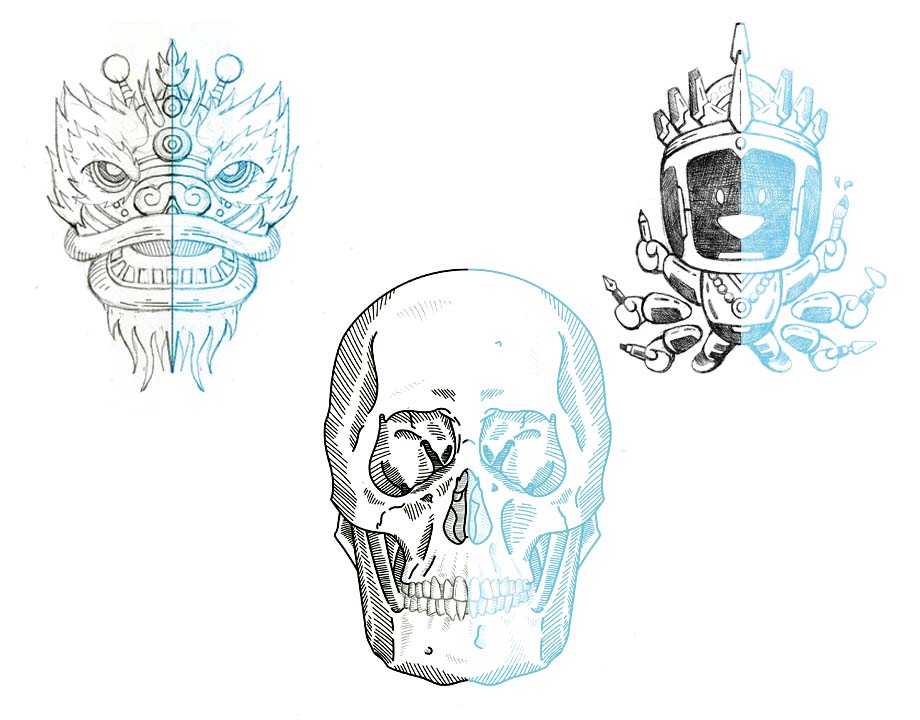920x720 Tips On Drawing Symmetry Design Tip Of The Week - Symmetry Sketch