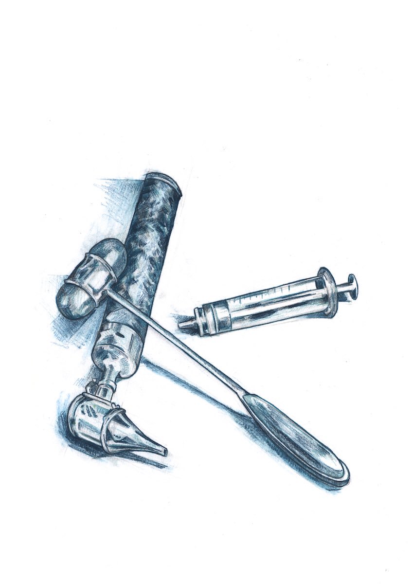 849x1200 Tony Pickering On Twitter Torch, Hammer And - Syringe Sketch