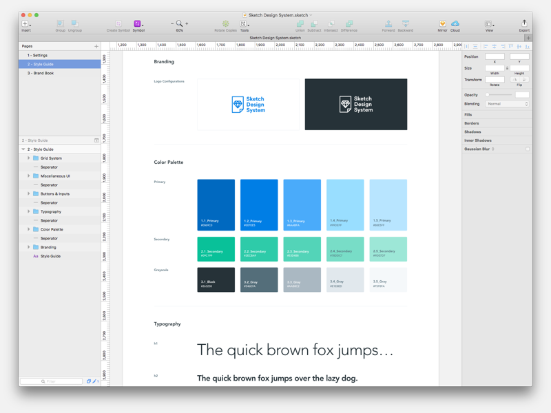 800x600 Sketch Design System Template By Sketch Design System - System Sketch