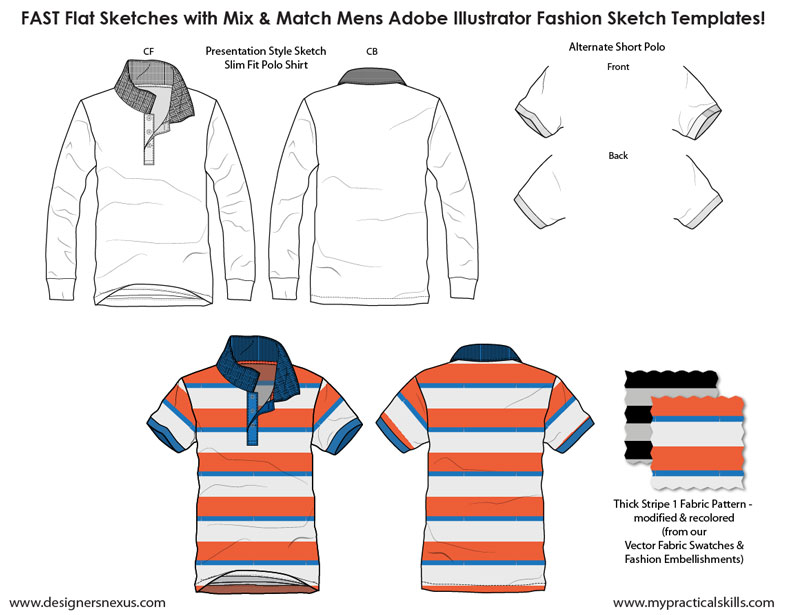 790x615 Mens Flat Fashion Sketch Templates - T Shirt Flat Sketch