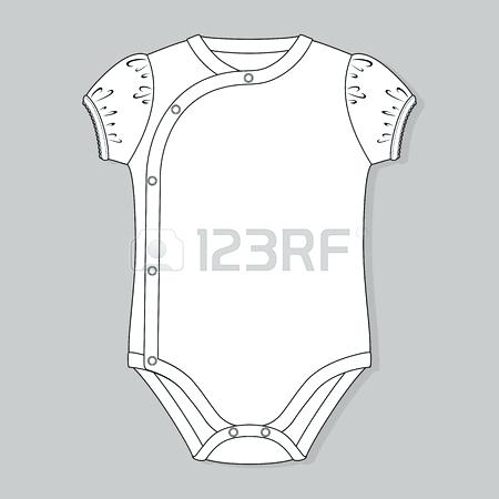 450x450 Baby Clothes Template T Shirt Free Dress Flybymedia.co - T Shirt Flat Sketch