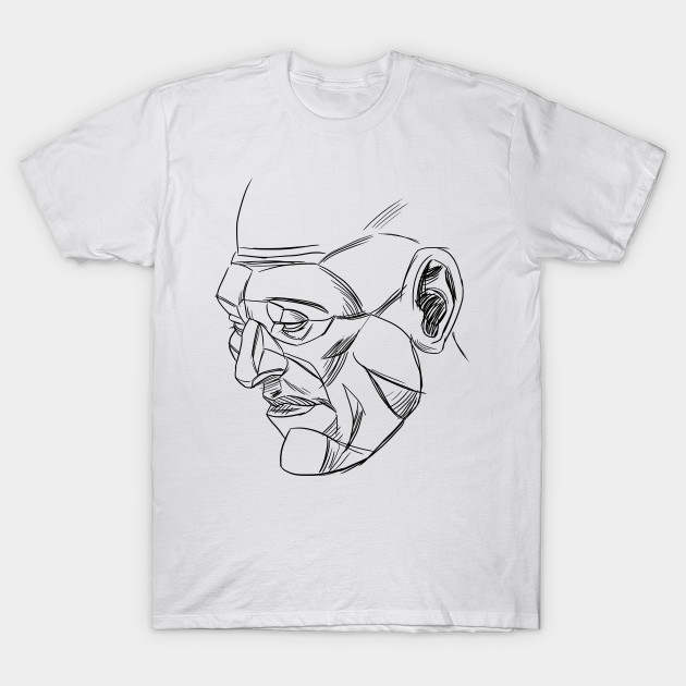 630x630 Sketch Face - T Shirt Sketch