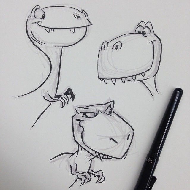 640x640 T Rex Drawing Drawings, Cartoon And Art - T Sketch