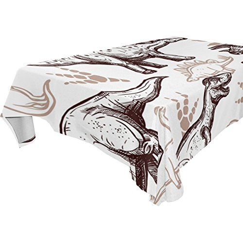 500x500 Tablecloth,cicily Dinosaur Sketch Stylish Table Cloth Multi - Table Cloth Sketch