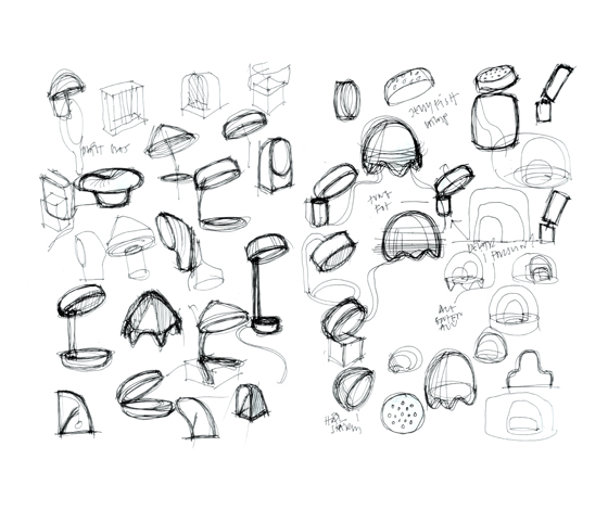 560x470 Lightworks - Table Lamp Sketch