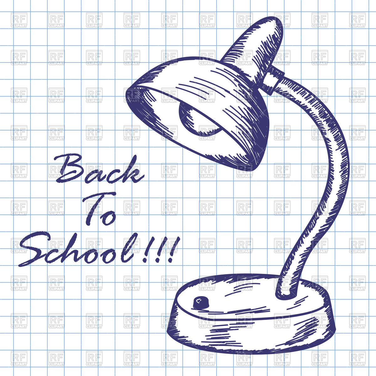 1200x1200 Table Lamp. Doodle Sketch Vector Image Vector Artwork Of Objects - Table Lamp Sketch