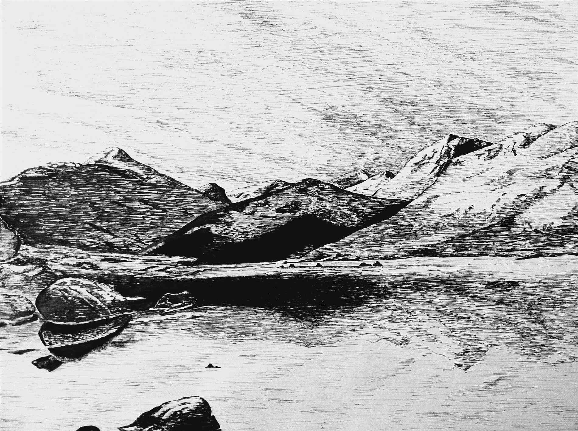 1900x1419 Drawing Of Table Mountain Sketches Arts Tag Mountain Landscapes - Table Mountain Sketch