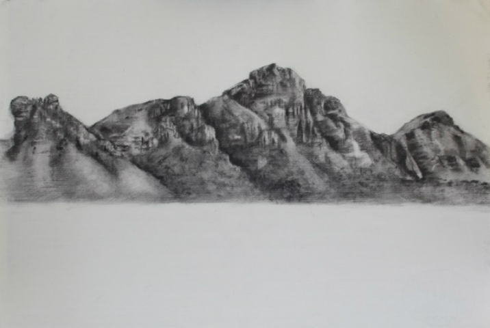 716x480 Eg Arabella Caccia South African Art Collection Paintings - Table Mountain Sketch