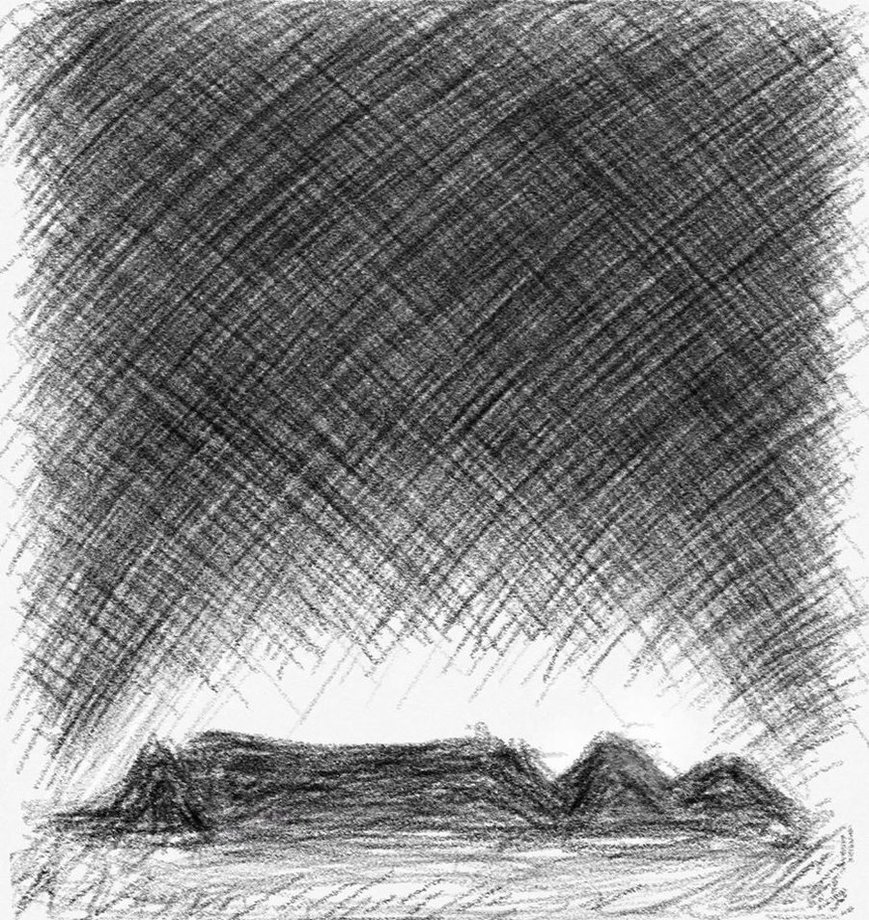 869x920 Table Mountain Rough Sketch By Abannau84 - Table Mountain Sketch