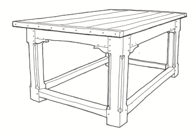 400x275 What Exactly Is A Refectory Table Do They Actually Exist - Table Sketch