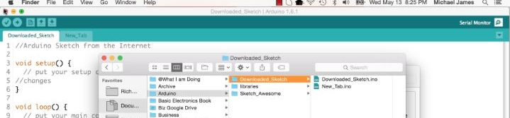 719x167 Understanding The Arduino Sketchbook Opening And Saving Arduino - Tabs Sketch