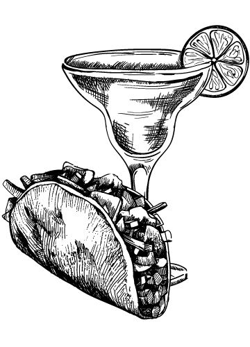 360x500 Phoenix New Times Tacolandia 2018 - Taco Sketch