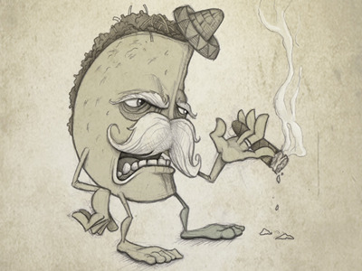 400x300 Taco Sketch By Dave Armstrong - Taco Sketch
