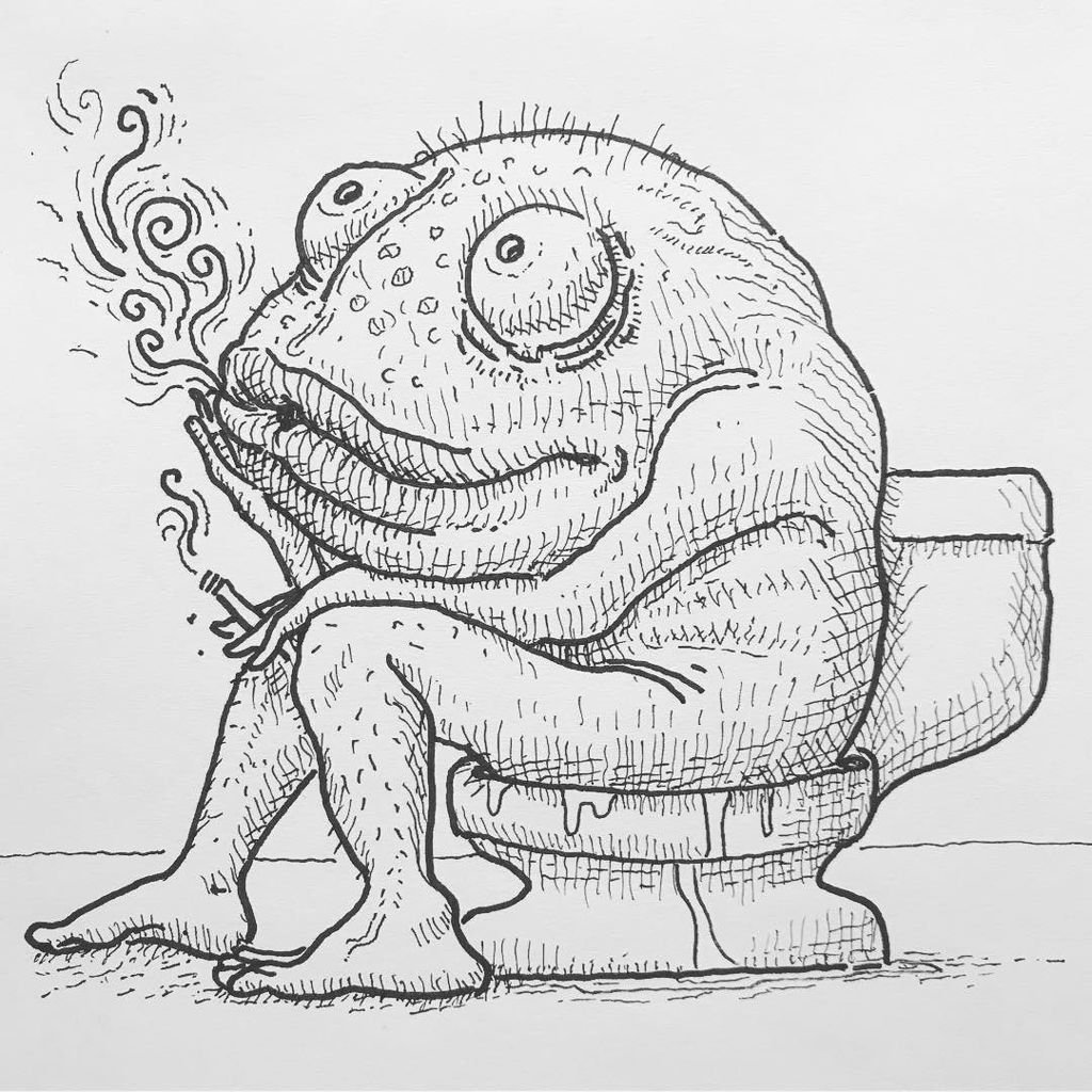 1024x1024 Carlos On Twitter - Tadpole Sketch