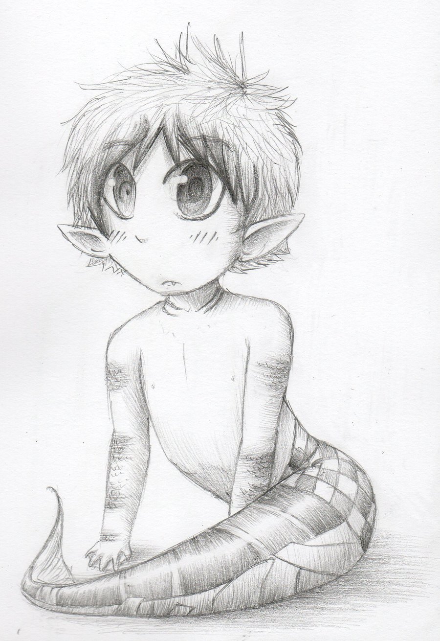900x1310 Tadpole Pysche Sketch. C By Kattling - Tadpole Sketch