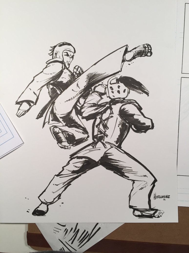 774x1032 Tae Kwon Do Mural Sketch By Masta8 - Taekwondo Sketch