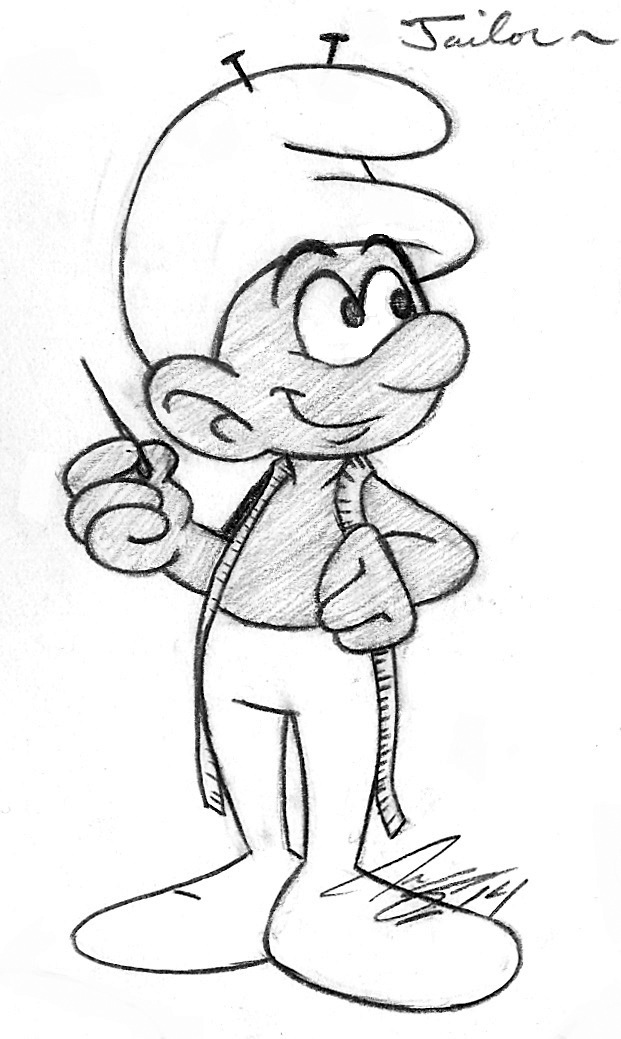 621x1039 Image - Tailor Sketch