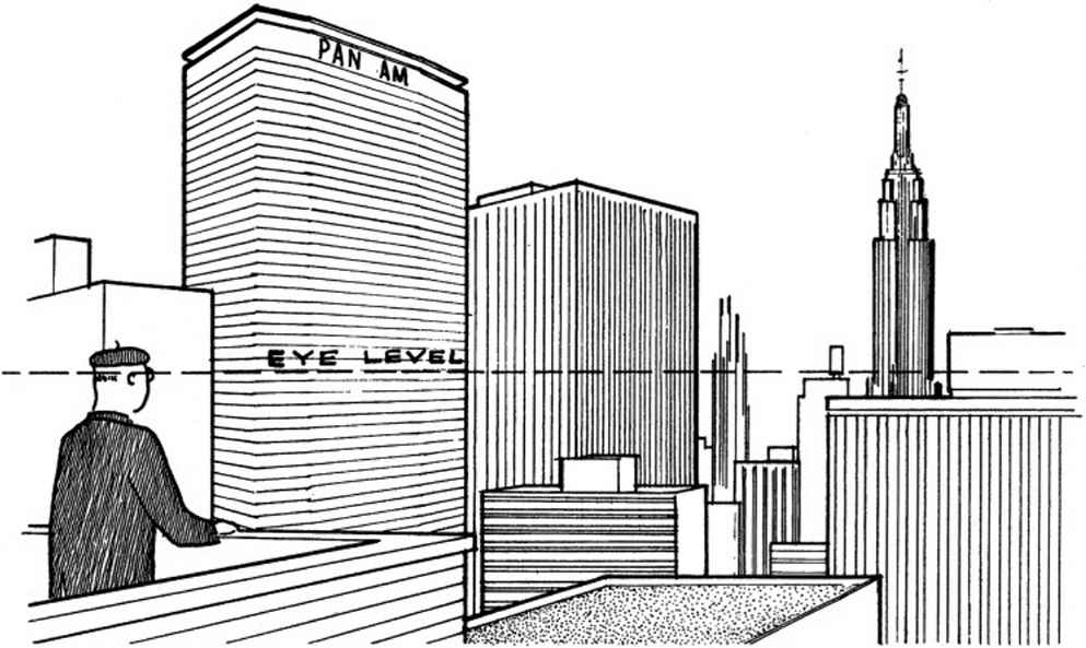 993x593 Drawing Buildings - Tall Building Sketch