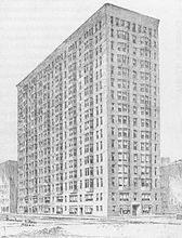 168x220 Monadnock Building - Tall Building Sketch