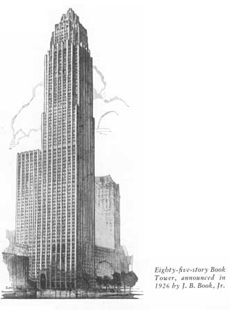 331x447 Brick And Mortar Tallest Buildings Of Each U.s. City, 1950 - Tall Building Sketch