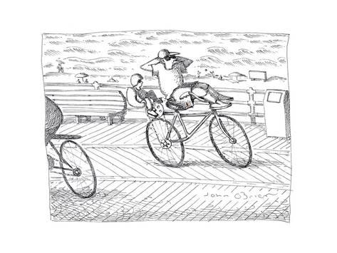 473x355 Tandem Bike - Tandem Bike Sketch