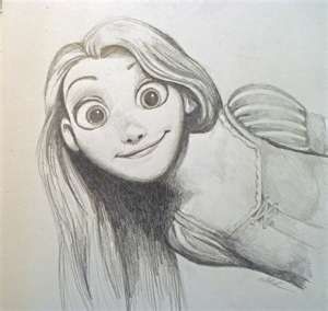 300x284 Tangled Rapunzel Sketch By ~bandotaku Sketching - Tangled Rapunzel Sketch