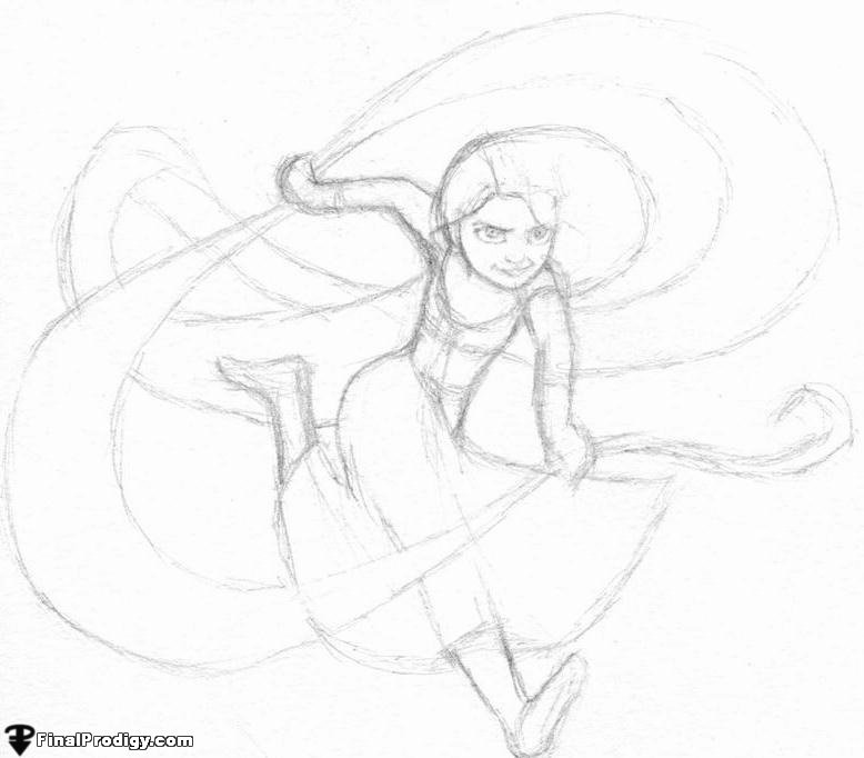 778x682 How To Draw Rapunzel, Tangled - Tangled Sketch